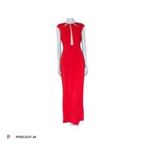 Michael Kors Silk Red Dress